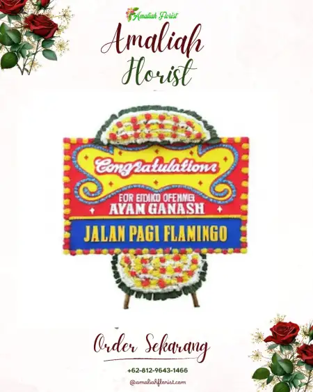 Sewa Papan Bunga Muara Badak