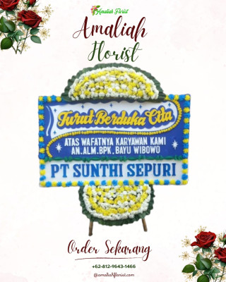 Papan Bunga Duka di Muara Badak