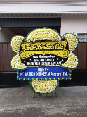 Papan Bunga Duka di Muara Badak
