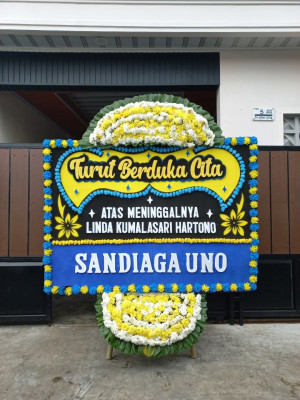 Papan Bunga Duka di Muara Badak